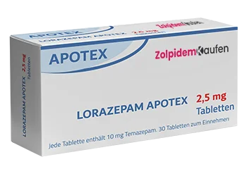 Lorazepam 2.5mg 30 Tabletten